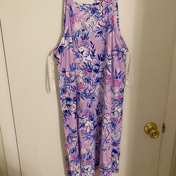 Lilly Pulitzer Margot Halter Knit Swing Dress trunks in air - Picture 4 of 5